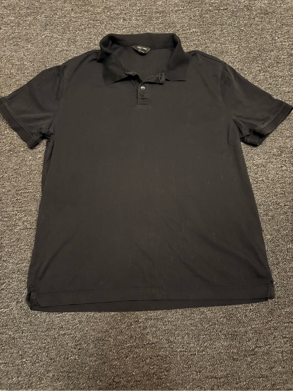 Banana Republic Black Men's Polo Shirt - Short Sleeve